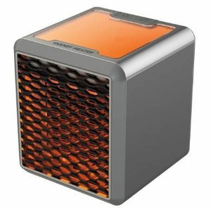 lot 8434 image: Ontel Handy Heater Pure Warmth 1200 Personal Ceramic Space Heater with Adjustable Heat - Portable, Quiet & Energy Efficient Small Space Heater for Bedroom, Office, Garage & More (B0973S33GN)