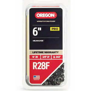 lot 1968 image: 4pk Oregon R28F Polesaw Chain for 6 in. Bar Fits MILWAUKEE 2527-20