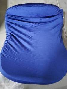 lot 1970 image: Blue Memory Foam PillowCushion