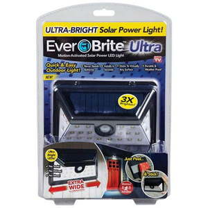 lot 5339 image: Ontel Products 261791 Ever Brite Ultra Solar Powered LED Light
