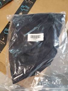 lot 8419 image: Box Full Of Outdoor Patio Umbrella Base Covers, Black