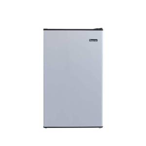 lot 1934 image: Magic Chef 4.4 cu. ft. Mini Fridge in Stainless Look Retail $249.00