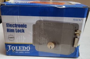 lot 2850 image: Toledo Electronic Rim Lock