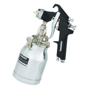 lot 3450 image: Husky Siphon Feed Spray Gun Air Tool Paint Sprayer Precision Stainless Steel Needle H4930SSG