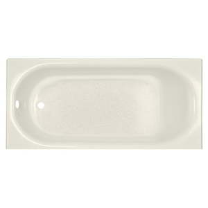 lot 2842 image: American Standard Princeton 60 in. Left Hand Drain Rectangular Alcove Bathtub in Linen