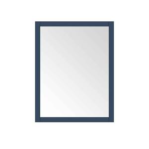 lot 2843 image: Home Decorators Collection Mayfield 28.00 in. W x 36.00 in. H Framed Rectangular Bathroom Vanity Mirror in Grayish Blue
