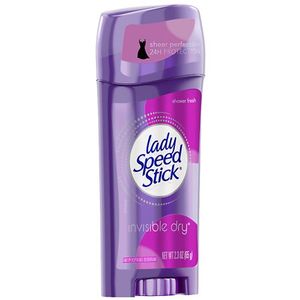 lot 5289 image: Lady Speed Stick Invisible Dry Antiperspirant Deodorant Shower Fresh 2.3oz ( 2 Pack)