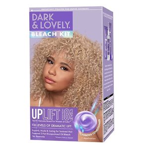 lot 5291 image: Dark and Lovely Uplift Hair Bleach Kit Hair Dye Bleach Blonde ( 3 Pack)