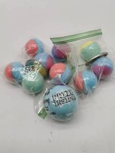 lot 5298 image: Box Of Miscellaneous Bath Bombs Quantity 10