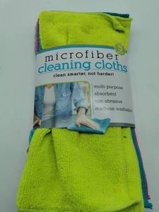 lot 5300 image: 5 Pack Microfiber Cleaning Cloths