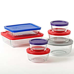 lot 8403 image: Pyrex� Simply Store Baking Dish Glass 14 Piece