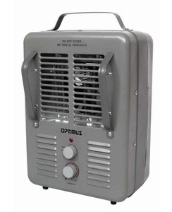 lot 1002 image: Utilitech Millhouse Utility Fan Heater With Adjustable Thermostat 200sqff