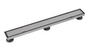 lot 1991 image: Oatey Designline 28 in. Stainless Steel Linear Shower Drain with Tile-In Pattern Drain Cover Retail&nbsp$159.00
