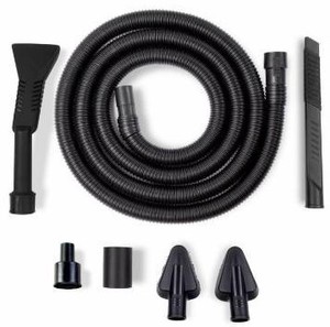 lot 2887 image: RIDGID 1-14 in. Car Cleaning Accessory Kit with 14-ft Hose for WetDry Shop Vacuums