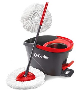 lot 3474 image: O Cedar Microfiber Easywring Bucket System ( BUCKET ONLY)