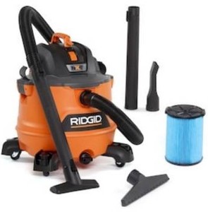 lot 1938 image: RIDGID NXT 53L (14 Gal.) 6.0 Peak HP WetDry Shop Vacuum with Fine Dust Filter, Hose and Accessories