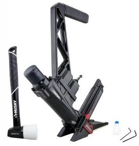 lot 5336 image: Husky 2 in. Pneumatic Flooring Nailer Stapler Set Quick Jam Release 3-in-1