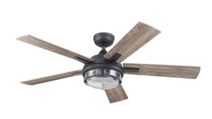lot 1901 image: Harbor Breeze Showroom Series Summersville 52 IndoorCovered Outdoor Ceiling Fan