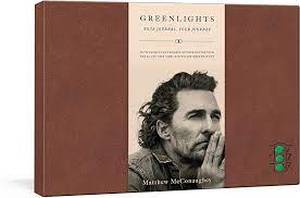 lot 5306 image: Green lights Personal Journal w Quotes & Prompts from Matthew McConaughey