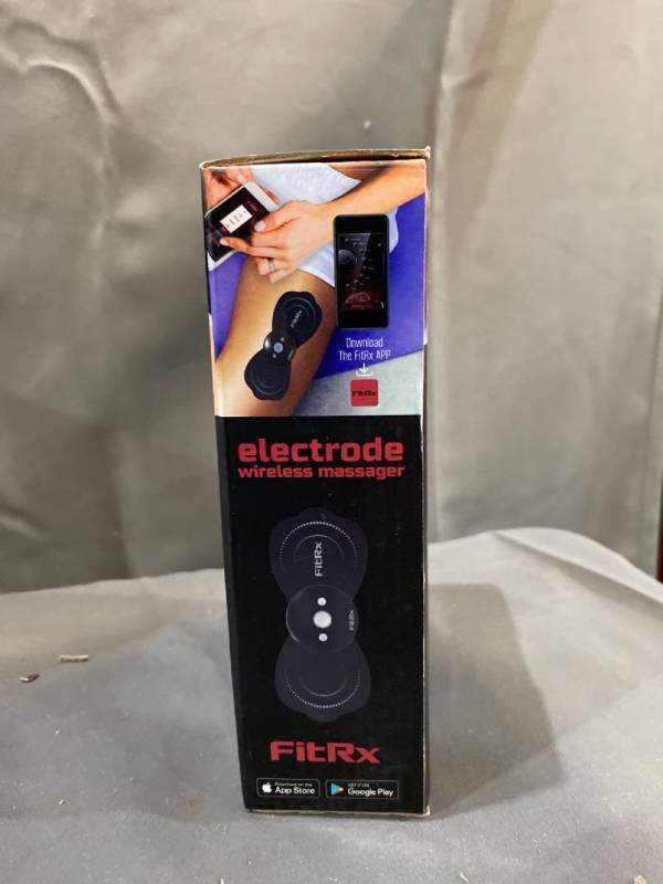 FitRx Electrode Wireless Massager - Rechargeable TENS Unit Muscle