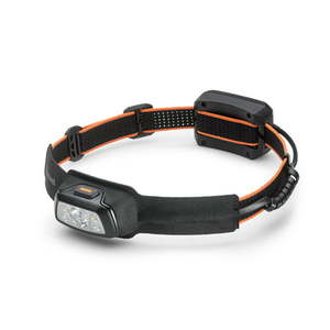 lot 37019 image: Bushnell 500 Lumen Rechargeable Multi-Color Flexible Comfort Headlamp - Black & Orange