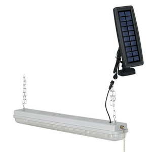 lot 37041 image: Hyper Tough 1000 Lumen Solar Shop Light and Shed Work Light