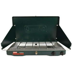 lot 37048 image: Coleman Classic Propane Gas Camping Stove 2-Burner