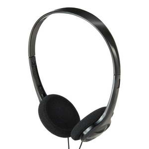 lot 37057 image: onn. On-Ear Headphones Black