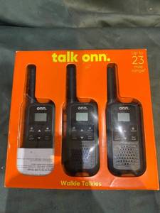 lot 37068 image: TALK ON. WALKIE TALKIES SET OF 3