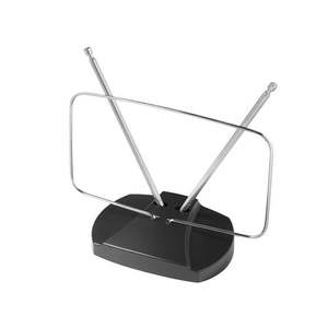 lot 37069 image: onn. Indoor Easy-Adjust HDTV Antenna with VHF Dipoles and 20 Mile Reception Range