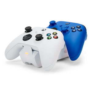 lot 37070 image: PowerA Duo Charging Station for Xbox Series XS - White