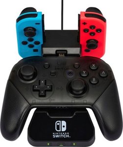 lot 37074 image: PowerA - Controller Charging Base for Nintendo Switch (Joy-Con  Wireless) - Black