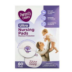 lot 37076 image: Parent s Choice Disposable Ultra Nursing Pads 60 Count