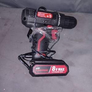 lot 37123 image: 8V LITHIUM-ION CORDLESS DRILL