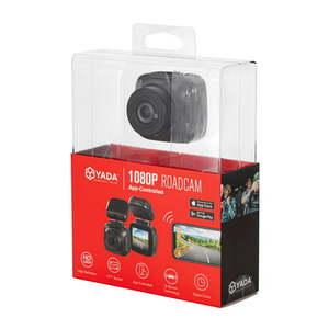 lot 37131 image: YADA 1080p Roadcam with App 140 Degree Wide Angle Lense 2.4 LCD Screen G-Sensor Technology with Park and Record Mode Loop Recording