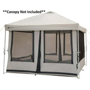 lot 37153 image: Ozark Trail 7-Person 2-in-1 Screen House Connect Tent with 2 Doors Canopy Sold Separately