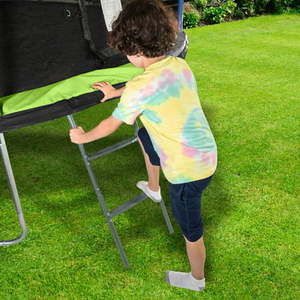 lot 37175 image: Jumpking Outdoor Two Step Trampoline Ladder For Frame Up to 36