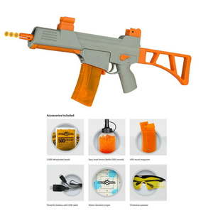 lot 37219 image: SplatRBall Full and Semi Auto Electric Rechargeable Soft Water Bead Gel Ball Blaster Kit