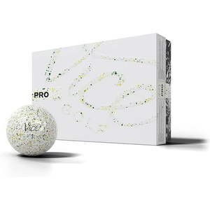 lot 37228 image: Vice Golf Pro Drip Yellow and Green Golf Balls 9 Balls