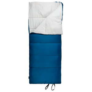 lot 37254 image: Ozark Trail 35-Degree Cool Weather Recycled Adult Sleeping Bag Blue 33 x77