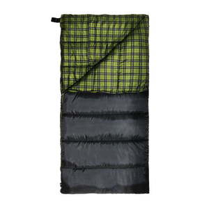 lot 37268 image: Ozark Trail Oversized 30-Degree Cool Weather Sleeping Bag Gray 40 x80