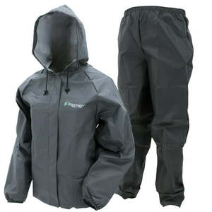 lot 37305 image: Frogg Toggs Ultra-Lite Rain Jacket Suit Women S-m