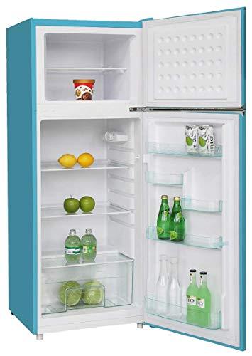 2 Door Apartment Size Refrigerator with Freezer, 7.5 cu ft, Retro