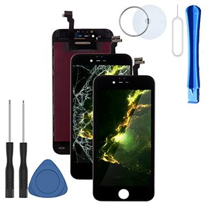 lot 1017 image: ZTR LCD Touch Screen Digitizer Frame Assembly Full Set LCD Touch Screen Replacement for iPhone 6 Plus 5.5 inch (Black) Retail $31.10
