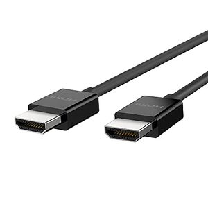 lot 1028 image: Belkin Ultra HD HDMI 2.1 Cable 6.6FT2M, 4K Ultra High Speed HDMI Cable, 48Gbps HDMI 2.1 Cord - Dolby Vision HDR & 8K60Hz Capable, Compatible w Playstation, PS4, PS5, Xbox Series X, RokuTV & More Retail $54.97