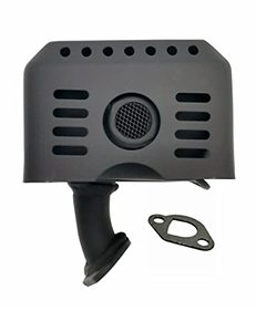 lot 1109 image: GX160 GX200 Muffler Exhaust Silencer Assembly 18310-ZF1-000 for Honda and Clone GX120 159cc 196cc 212cc 5.5HP 6.5HP Engine Motor Retail $20.39