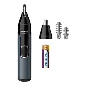 lot 1140 image: Philips Norelco Nose Trimmer 3000, For Nose, Ears and Eyebrows, Black, NT360042 Retail $17.85