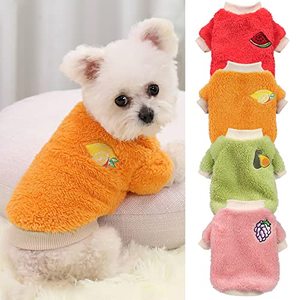lot 1149 image: Firpus Dog Sweaters for Small Dogs, Pet Girl Clothes, Fleece Puppy Sweater Extra Cold Weather Chihuahua Teacup Yorkie, Cute Outfit Cat Clothing 3 Piece Winter Coat (Large), RedPinkGreenBlue Retail $20.26