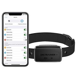 lot 1151 image: Dr.Trainer B1sPro Bark Collar with APP & Smart Watch Control, Waterproof Dog Bark Collar with Barking Record, Humane Custom Settings and Progressive Mode Rechargeable Dog Training Collar Retail $46.62