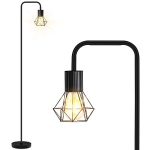 lot 1183 image: BoostArea Floor lamp,Industrial Floor Lamp,Standing Lamp with 6W LED Bulb,E26 Socket,OnOff Footswitch,Whole Metal,Modern Floor Lamp for Bedroom,Office, Living Room,Rustic,Vintage,Farmhouse Retail $41.22